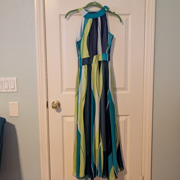 Elegant Multicolor Maxi Dress - Picture 6 of 7